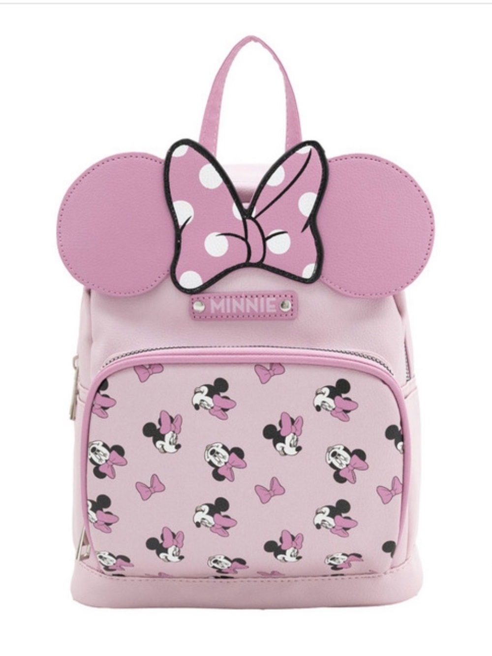 Disney Minnie Mouse Mini Backpack 🎀🐭 (Aldi Find) – Pink Ears & Bow